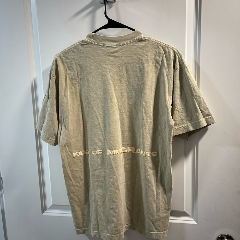 Kids Of Immiorants Beige 'For The Culture' Short Sleeve Graphic Tee - Picture 4 of 9